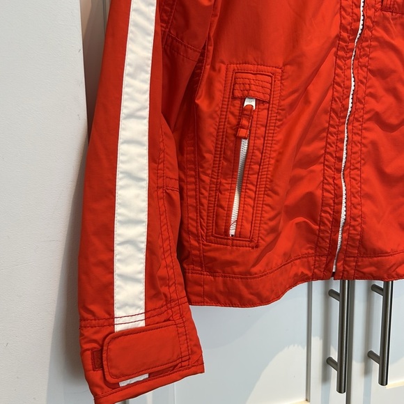 Abercrombie Saranac Lake Jacket Orange & White Jacket Kid's Size Large - Picture 4 of 17
